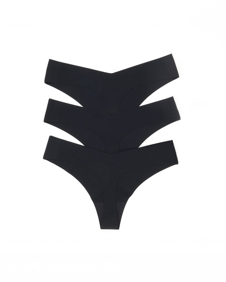 String invisible – Pack 3 Noir